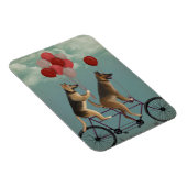German Shepherd Tandem Magnet (Rechte Seite)