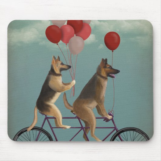 German Shepherd Tandem Mousepad (Vorne)