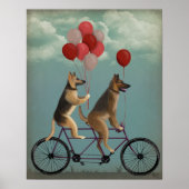 German Shepherd Tandem Poster (Vorne)