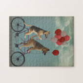 German Shepherd Tandem Puzzle (Horizontal)