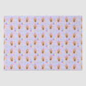 German Shepherd Tissue Paper in Purple Seidenpapier (Vorderseite)