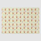 German Shepherd Tissue Paper in Yellow Seidenpapier (Vorderseite)