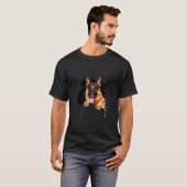 German Shepherd Torn Cloth T-Shirt (Vorne ganz)