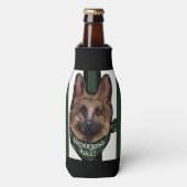 German Shepherd Underdog Flaschenkühler (Flaschenvorderseite)