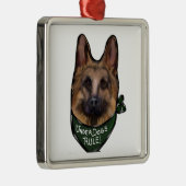 German Shepherd Underdog Ornament Aus Metall (Rechts)