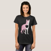 German Shepherd Valentines Day Cud Love Dog T-Shirt (Vorne ganz)