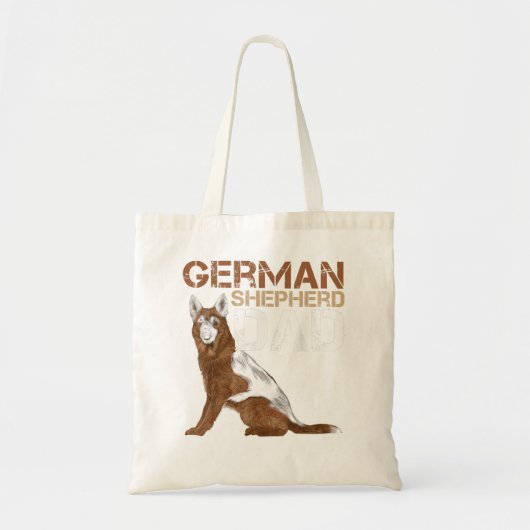 German Shepherd Vater Owner Schäfer German Dog Lov Tragetasche (Vorne)