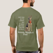 German Shepherd Vater T - Shirt (Rückseite)