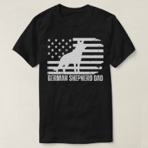 German Shepherd Vater USA Flag, Patriotic Dog Pate