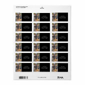 German Shepherd von Shirley Taylor Adressaufkleber (Vorne)