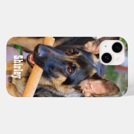 German Shepherd von Shirley Taylor Case-Mate iPhone Hülle (Rückseite (Horizontal))