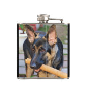 German Shepherd von Shirley Taylor Flachmann (Rückseite)