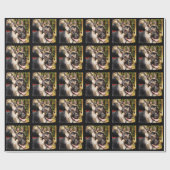 German Shepherd von Shirley Taylor Geschenkpapier (Flach)