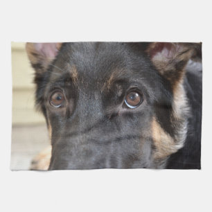 German Shepherd von Shirley Taylor Handtuch