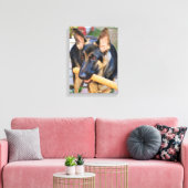 German Shepherd von Shirley Taylor Leinwanddruck (Insitu (Wohnzimmer))