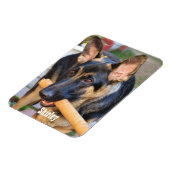 German Shepherd von Shirley Taylor Magnet (Linke Seite)