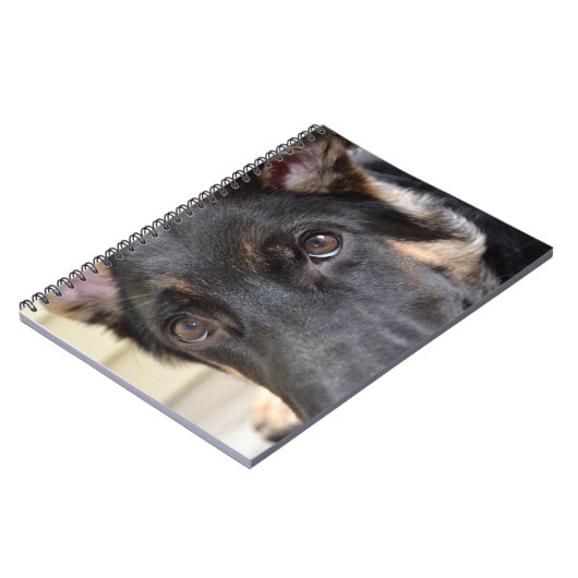 German Shepherd von Shirley Taylor Notizblock (Linke Seite)
