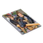 German Shepherd von Shirley Taylor Notizblock (Rechte Seite)