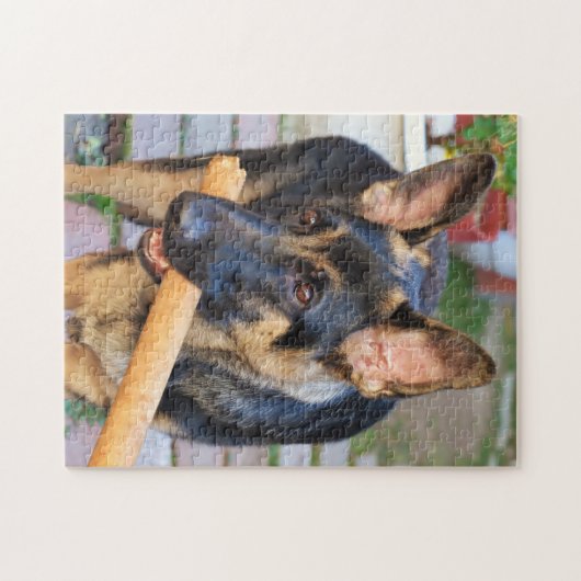 German Shepherd von Shirley Taylor Puzzle (Horizontal)