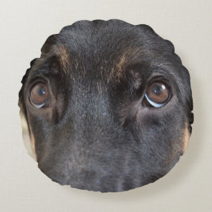 German Shepherd von Shirley Taylor Rundes Kissen
