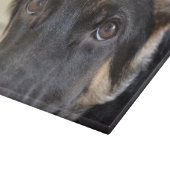 German Shepherd von Shirley Taylor Schneidebrett (Ecke)