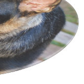 German Shepherd von Shirley Taylor Schneidebrett (Ecke)