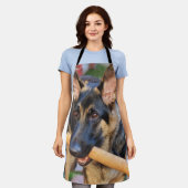 German Shepherd von Shirley Taylor Schürze (Getragen)