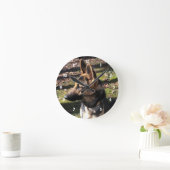German Shepherd: Wall Clock Runde Wanduhr (Zuhause)