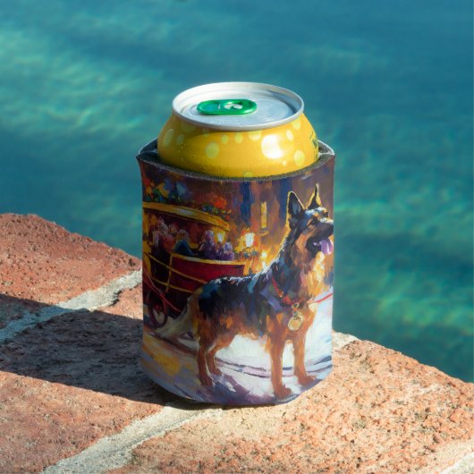 German Shepherd Weihnachtsfeiertage Dosenkühler (In Situ Pool)