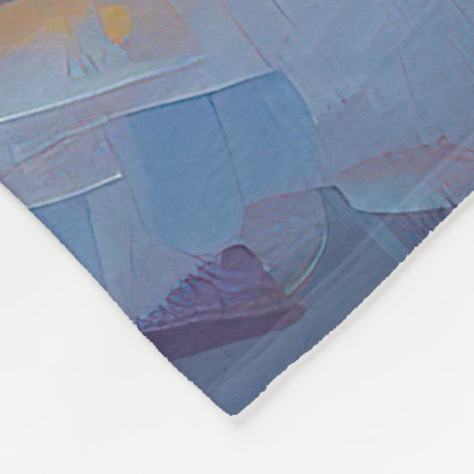 German Shepherd Weihnachtsfeiertage Fleecedecke (Ecke)