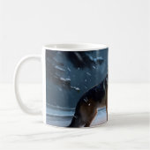 German Shepherd Weihnachtsfeiertage Kaffeetasse (Links)
