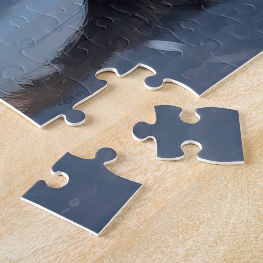 German Shepherd Weihnachtsfeiertage Puzzle (Seite)