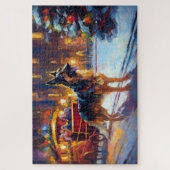 German Shepherd Weihnachtsfeiertage Puzzle (Vertikal)