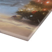 German Shepherd Weihnachtsfeiertage Schneidebrett (Ecke)