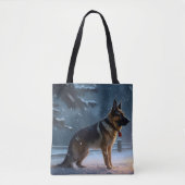 German Shepherd Weihnachtsfeiertage Tasche (Vorderseite)