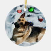 German Shepherd Weihnachtsgeschenke Ornamente (Vorne)
