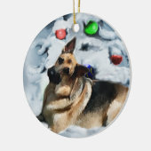 German Shepherd Weihnachtsgeschenke Ornamente (Links)