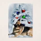 German Shepherd Weihnachtsgeschenke Tags (Vorderseite)