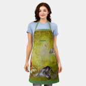 German Shepherd Welppy Fantasy Personalisiert Schürze (Getragen)