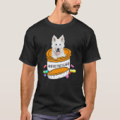 German Shepherd White Antidepressant T-Shirt (Vorderseite)