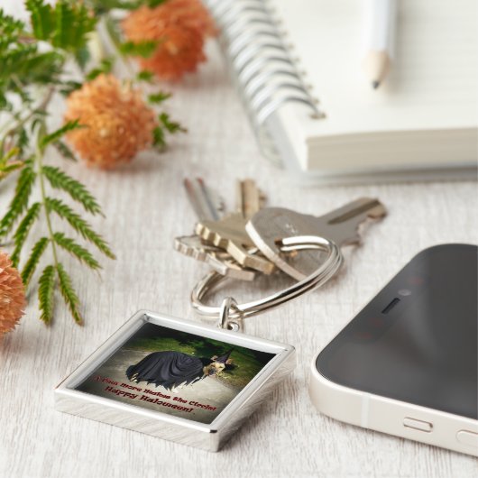 German Shepherd Witch Dog Schlüsselanhänger (Seite)