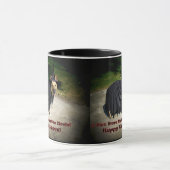 German Shepherd Witch Dog Tasse (Zentrum)