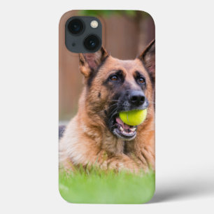 German Shepherd With Tennis Ball Case-Mate iPhone Hülle
