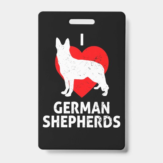 German Shepherd Wolf Dog Ausweis (Vorderseite)