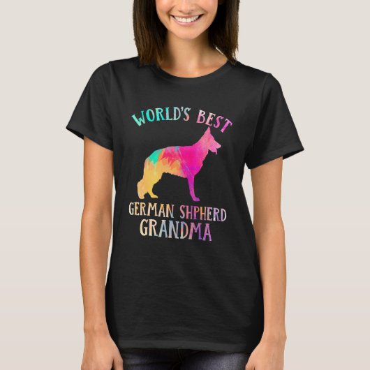German Shepherd  Worldu2019s Best German Shepherd  T-Shirt (Vorderseite)