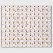 German Shepherd Wrapping Paper in White  Geschenkpapier (Flach)