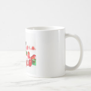 German Shepherdog w Christmas Gifts Weihnachtsmann Kaffeetasse