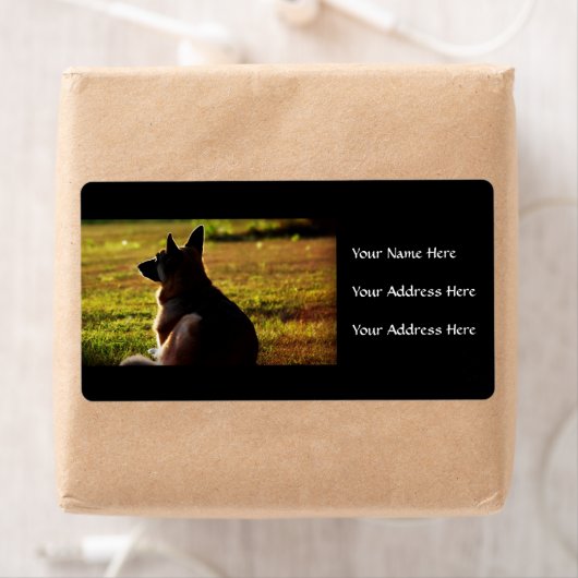 German Shepherds Address Labels (Insitu)