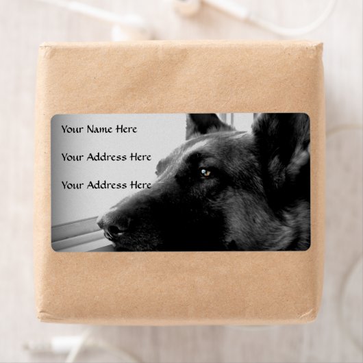 German Shepherds Address Labels (Insitu)