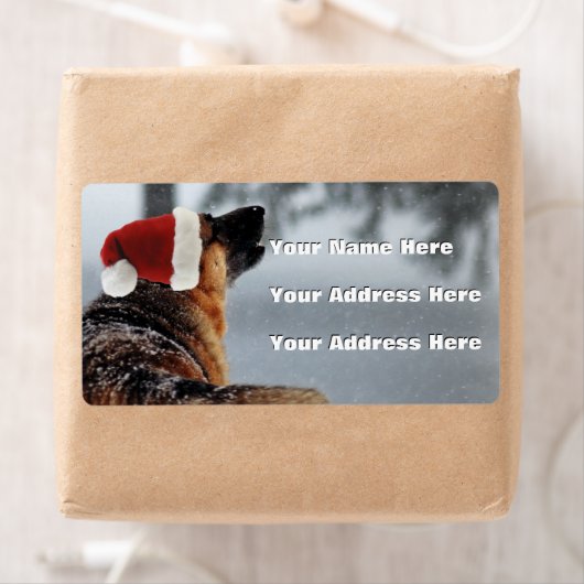 German Shepherds Address Labels (Insitu)